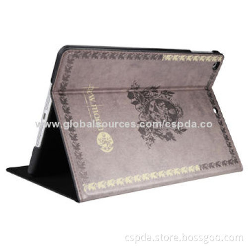Hot selling popular high quality PU stand case cover for iPad air